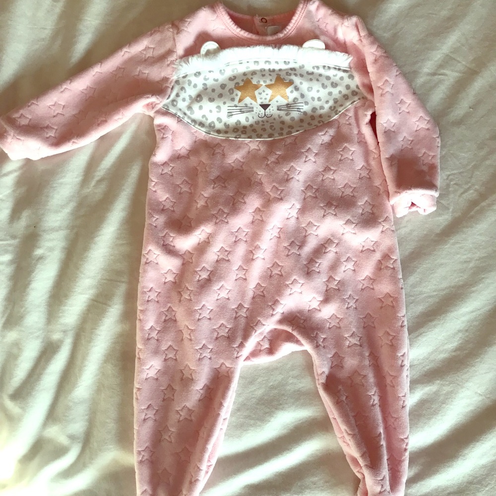 Little marc jacobs baby footie onesie - baby pink